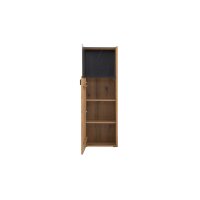 Interliving Wohnzimmer Serie 2027 - Wohnwand Asteiche - vierteilig, Breite ca. 337 cm