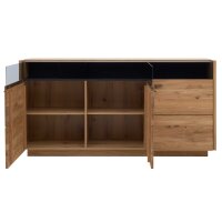 Interliving Wohnzimmer Serie 2027 - Sideboard Asteiche - drei Türen, Länge ca. 186 cm