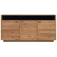 Interliving Wohnzimmer Serie 2027 - Sideboard Asteiche - drei Türen, Länge ca. 186 cm