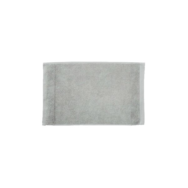 Interliving Handtuch Serie 9108 - Gästehandtuch silberfarbene Baumwolle - ca. 30 x 50 cm