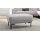 Interliving Sofa Serie 4255 – Polsterhocker silberfarbener Bezug Mara 9 & schwarze Metallfüße 4.26 - ca. 65 x 95 cm