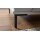 Interliving Sofa Serie 4255 – Polsterhocker silberfarbener Bezug Mara 9 & schwarze Metallfüße 4.26 - ca. 65 x 95 cm