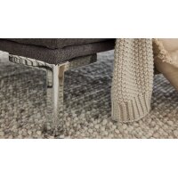 Interliving Sofa Serie 4255 – Ecksofa grauer Bezug Comora 9853 & silberfarbene Metallfüße 4.26 - Stellfläche ca. 185 x 255 cm