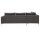 Interliving Sofa Serie 4255 – Ecksofa grauer Bezug Comora 9853 & silberfarbene Metallfüße 4.26 - Stellfläche ca. 185 x 255 cm