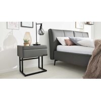 Interliving Bettensystem Serie 1416 - Nachtkonsole graues...
