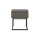 Interliving Bettensystem Serie 1416 - Nachtkonsole graues Leder Torro - eine Schublade