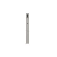 Interliving Garderobe Serie 6012 - Wandgarderobe graubeiger Mattlack - ca. 20 x 180 cm