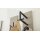 Interliving Garderobe Serie 6012 - Wandgarderobe graubeiger Mattlack - ca. 20 x 180 cm