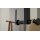 Interliving Garderobe Serie 6012 - Wandgarderobe graubeiger Mattlack - ca. 20 x 180 cm