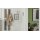 Interliving Garderobe Serie 6012 - Wandgarderobe graubeiger Mattlack - ca. 20 x 180 cm