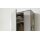 Interliving Garderobe Serie 6012 - Garderobenschrank graubeiger Mattlack - zwei Türen, Höhe ca. 180 cm