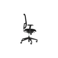 Bürostuhl Utila Swivel schwarzer Bezug Mesh MT60999, Sempre SM 01 & schwarzes Drehkreuz