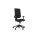 Bürostuhl Utila Swivel schwarzer Bezug Sempre SM 01 & schwarzes Drehkreuz