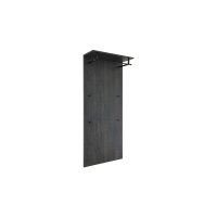 Interliving Garderobe Serie 6012 - Wandgarderobe Räuchereiche - ca. 80 x 180 cm
