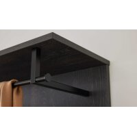 Interliving Garderobe Serie 6012 - Wandgarderobe Räuchereiche - ca. 80 x 180 cm