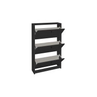 Schuhkipper Flap Anthrazit - drei Klappen, ca. 60 x 104 cm