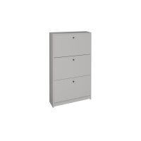 Schuhkipper Flap Kreidegrau - drei Klappen, ca. 60 x 104 cm
