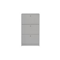 Schuhkipper Flap Kreidegrau - drei Klappen, ca. 60 x 104 cm