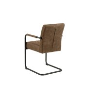 Schwingstuhl Adele hellbrauner Stoffbezug Preston 22 FR...