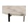 Beistelltischserie Avila weißer Marmor & schwarzes Metallgestell - Höhe ca. 40 cm