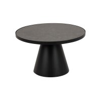Couchtischserie Soli Schwarz & Schwarz - ca. 66 x 40 cm