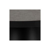 Couchtischserie Soli Schwarz & Schwarz - ca. 66 x 40 cm