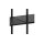 Regal Strington schwarzes Metallgestell & schwarze Marmoroptik - Breite ca. 120 cm