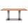 Interliving Esszimmer Serie 5116 – Esstisch Eiche natur & Edelstahl - ca. 180 x 100 cm