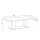 Interliving Esszimmer Serie 5116 – Esstisch Eiche natur & Edelstahl - ca. 180 x 100 cm