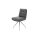 Interliving Esszimmer Serie 5116 – Polsterstuhl grauer Materialmix Leder & Cord Fo-Sh, Edelstahlgestell F38-FIX