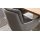 Interliving Esszimmer Serie 5116 – Armlehn-Schwingstuhl grauer Materialmix Leder & Cord Fo-Sh, Edelstahlgestell F3