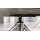 Interliving Esszimmer Serie 5116 – Polsterstuhl mit Drehfunktion grauer Materialmix Leder & Cord Fo-Sh, Edelstahlgestell F38-R