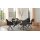 Interliving Esszimmer Serie 5116 – Polsterstuhl carbonschwarze Mikrofaser Night & schwarzes Gestell F37