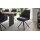 Interliving Esszimmer Serie 5116 – Polsterstuhl carbonschwarze Mikrofaser Night & schwarzes Gestell F37
