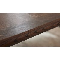 Interliving Esszimmer Serie 5116 – Esstisch Mooreiche & schwarzer Stahl - ca. 180 x 100 cm