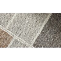 Interliving Teppich Serie B-8002 Grau & Haselnuss - ca. 90 x 300 cm