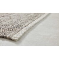 Interliving Teppich Serie B-8002 Grau & Haselnuss - ca. 70 x 250 cm
