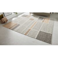 Interliving Teppich Serie B-8002 Grau & Haselnuss -...