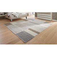 Interliving Teppich Serie B-8002 Grau & Hellgrau -...