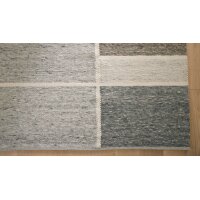 Interliving Teppich Serie B-8002 Grau & Hellgrau - ca. 90 x 170 cm