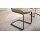 Interliving Esszimmer Serie 5604 - Schwingstuhl papyrusfarbener Bezug Hanoy & anthrazitfarbenes Metall