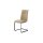 Interliving Esszimmer Serie 5604 - Schwingstuhl papyrusfarbener Bezug Hanoy & anthrazitfarbenes Metall