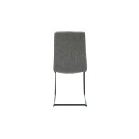 Interliving Esszimmer Serie 5119 - Schwingstuhl olivfarbener Bezug Havanna & anthrazitfarbenes Metall