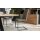 Interliving Esszimmer Serie 5119 - Schwingstuhl olivfarbener Bezug Havanna & anthrazitfarbenes Metall