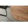 Interliving Esszimmer Serie 5119 - Esstisch helle Eiche rustico & anthrazitfarbenes Metall - ca. 220 x 110 cm