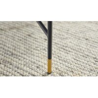 Interliving Couchtisch Serie 6221 marmorfarbene Keramik Calcatta & schwarzer Stahl - Durchmesser ca. 94 cm