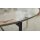 Interliving Couchtisch Serie 6221 marmorfarbene Keramik Calcatta & schwarzer Stahl - Durchmesser ca. 94 cm