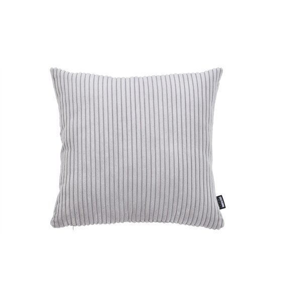done.® Kissenhülle Cushion Zoom silberfarbener Cordbezug - ca. 45 x 45 cm
