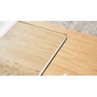 Interliving Couchtisch Serie 6224 - Couchtisch Klarglas & Wildeiche - ca. 118 x 65 cm