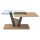 Interliving Couchtisch Serie 6224 - Couchtisch Klarglas & Wildeiche - ca. 118 x 65 cm